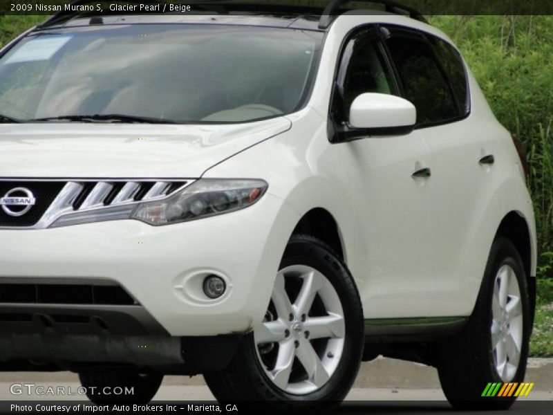 Glacier Pearl / Beige 2009 Nissan Murano S