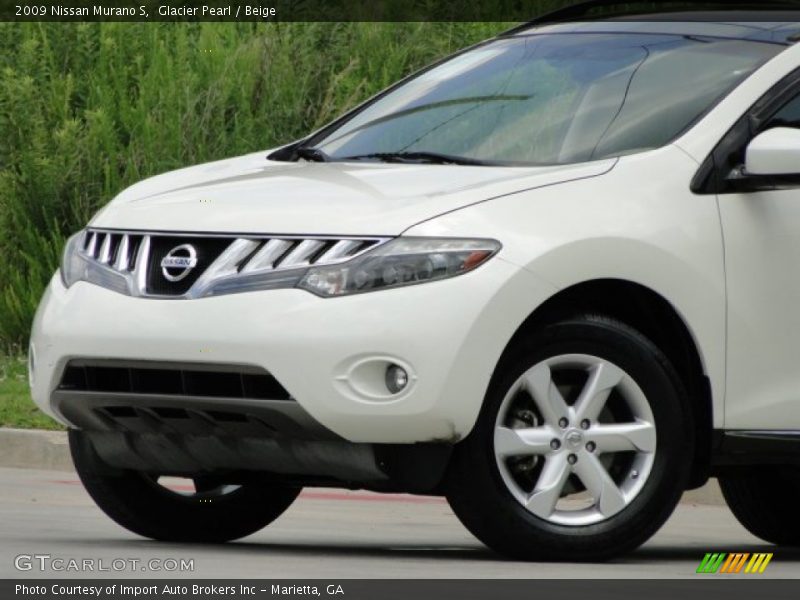 Glacier Pearl / Beige 2009 Nissan Murano S