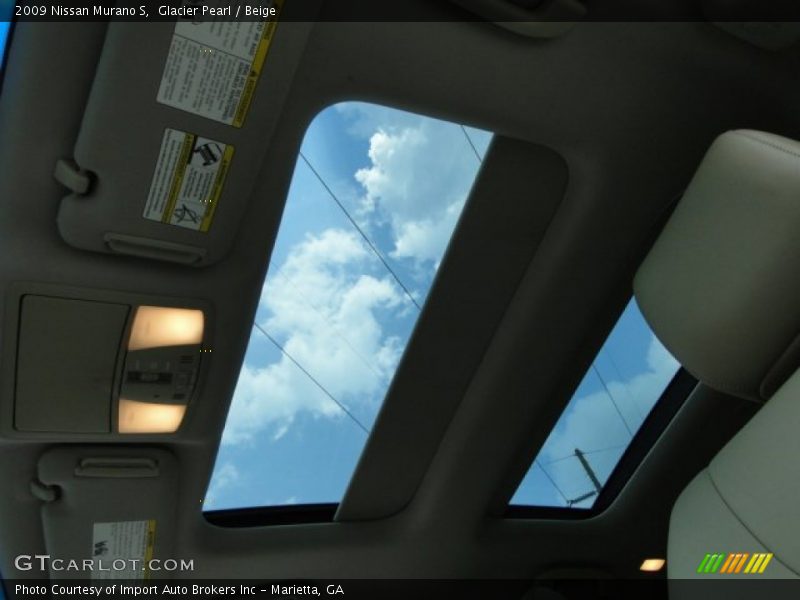 Glacier Pearl / Beige 2009 Nissan Murano S