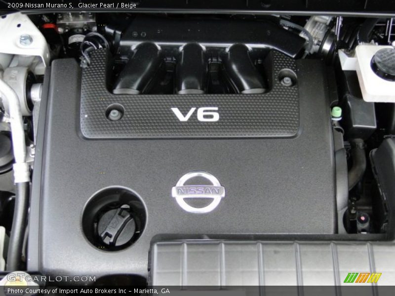 Glacier Pearl / Beige 2009 Nissan Murano S