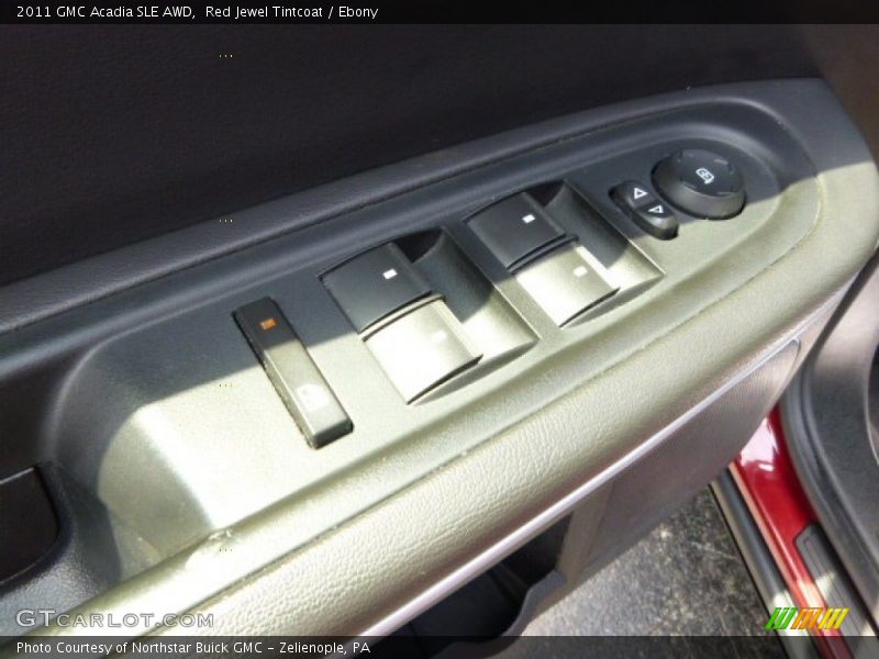 Red Jewel Tintcoat / Ebony 2011 GMC Acadia SLE AWD