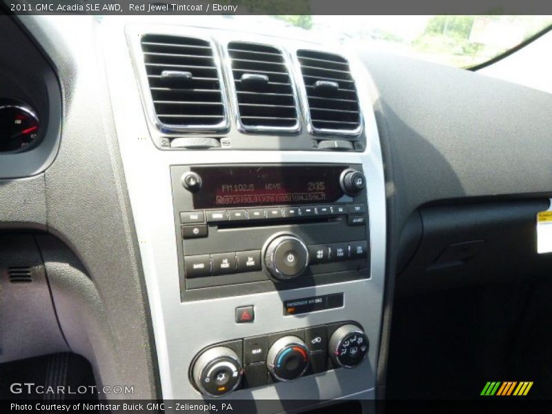 Red Jewel Tintcoat / Ebony 2011 GMC Acadia SLE AWD