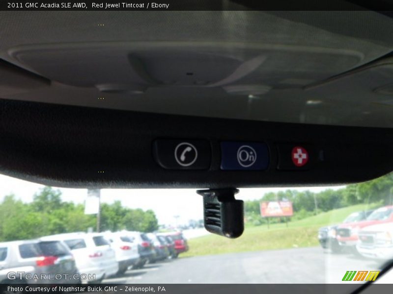 Red Jewel Tintcoat / Ebony 2011 GMC Acadia SLE AWD