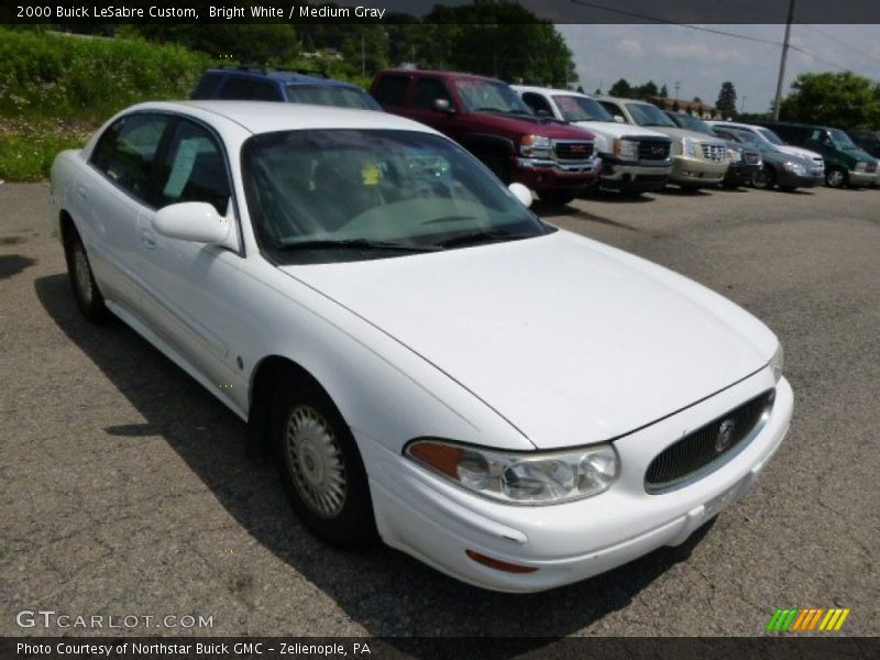 Bright White / Medium Gray 2000 Buick LeSabre Custom