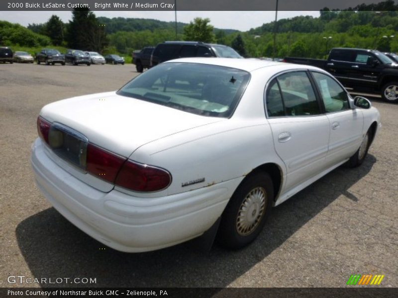 Bright White / Medium Gray 2000 Buick LeSabre Custom