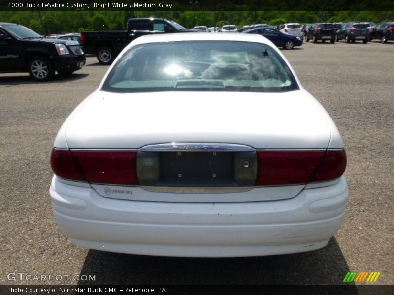 Bright White / Medium Gray 2000 Buick LeSabre Custom