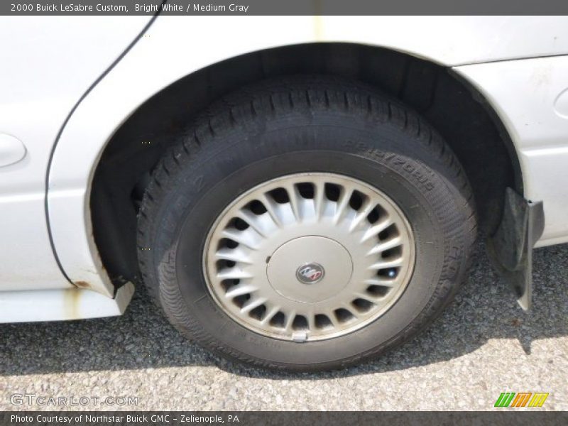 Bright White / Medium Gray 2000 Buick LeSabre Custom