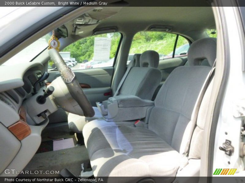 Bright White / Medium Gray 2000 Buick LeSabre Custom