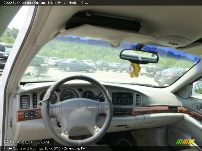 Bright White / Medium Gray 2000 Buick LeSabre Custom