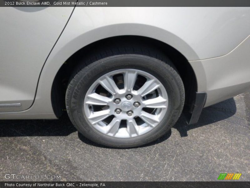 Gold Mist Metallic / Cashmere 2012 Buick Enclave AWD