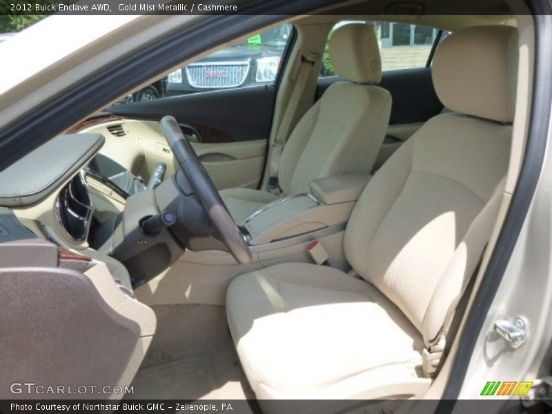 Gold Mist Metallic / Cashmere 2012 Buick Enclave AWD