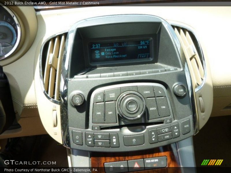 Gold Mist Metallic / Cashmere 2012 Buick Enclave AWD