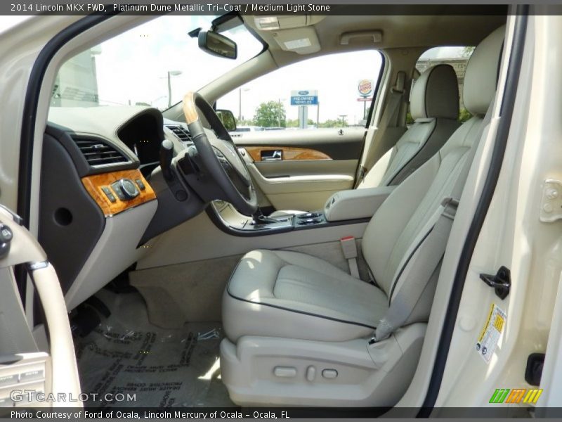 Platinum Dune Metallic Tri-Coat / Medium Light Stone 2014 Lincoln MKX FWD