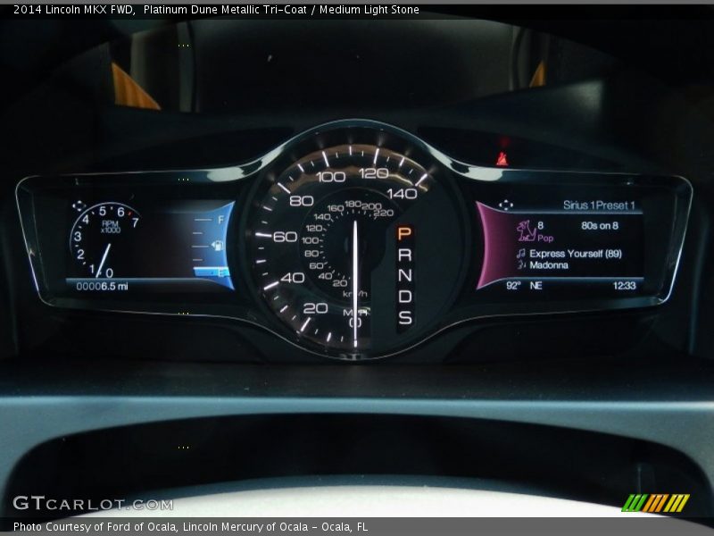 Platinum Dune Metallic Tri-Coat / Medium Light Stone 2014 Lincoln MKX FWD