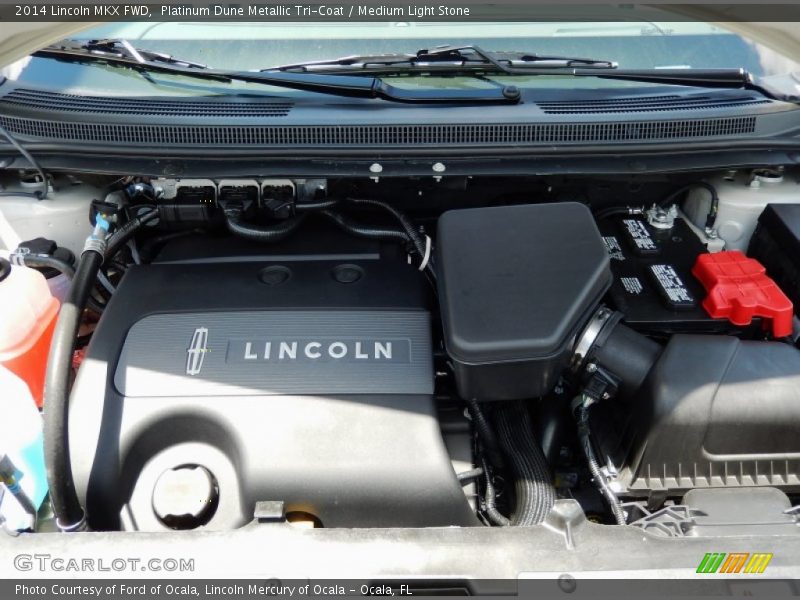 Platinum Dune Metallic Tri-Coat / Medium Light Stone 2014 Lincoln MKX FWD