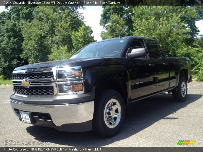 Black / Jet Black/Dark Ash 2014 Chevrolet Silverado 1500 WT Double Cab 4x4