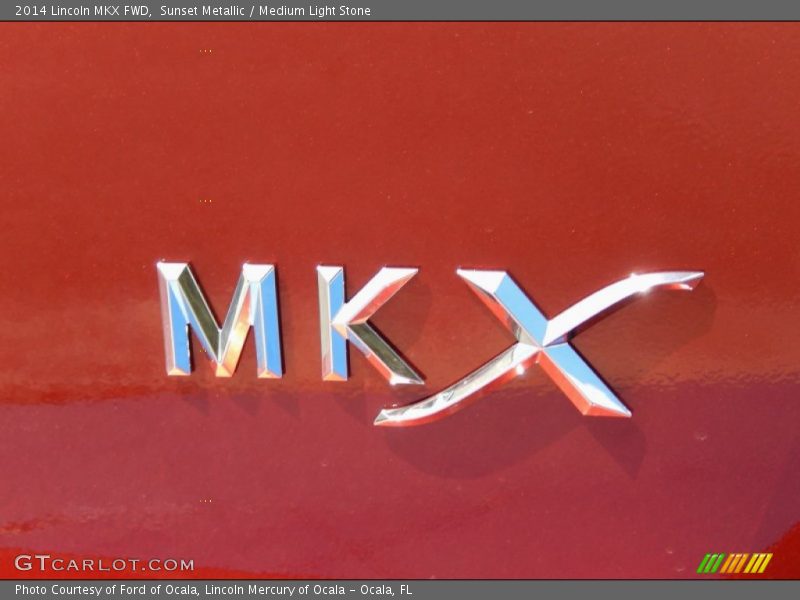 Sunset Metallic / Medium Light Stone 2014 Lincoln MKX FWD