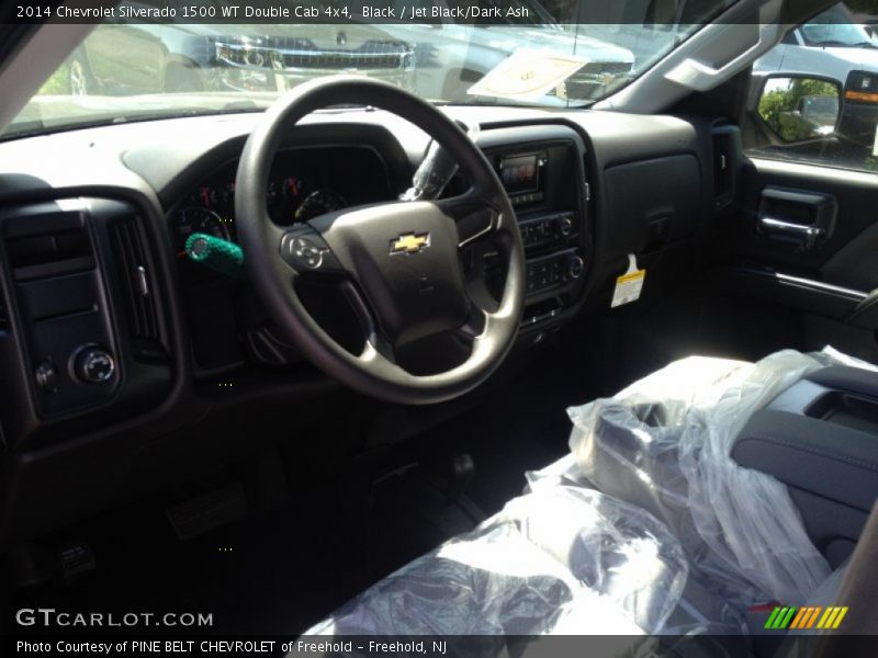 Black / Jet Black/Dark Ash 2014 Chevrolet Silverado 1500 WT Double Cab 4x4