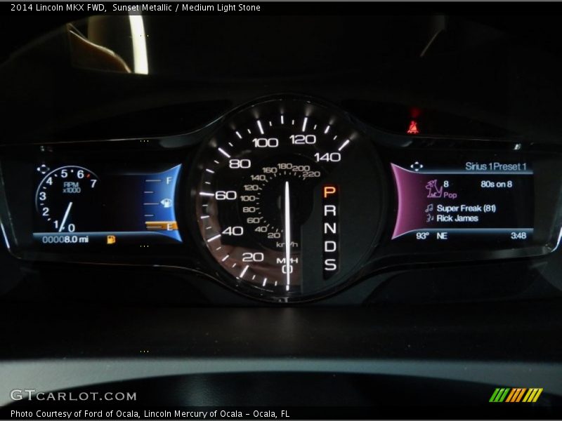 Sunset Metallic / Medium Light Stone 2014 Lincoln MKX FWD