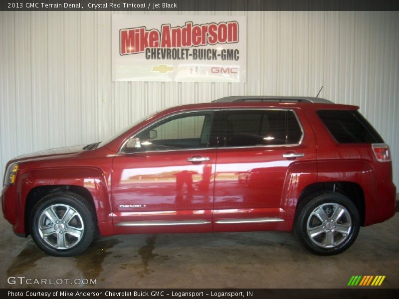 Crystal Red Tintcoat / Jet Black 2013 GMC Terrain Denali