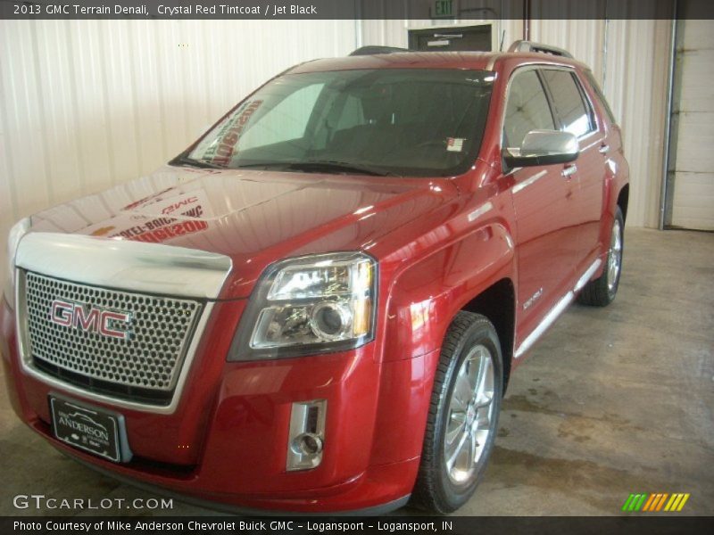 Crystal Red Tintcoat / Jet Black 2013 GMC Terrain Denali