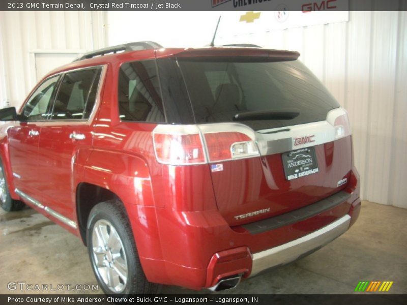 Crystal Red Tintcoat / Jet Black 2013 GMC Terrain Denali