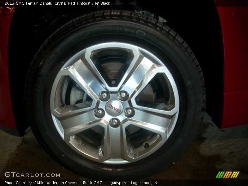 Crystal Red Tintcoat / Jet Black 2013 GMC Terrain Denali