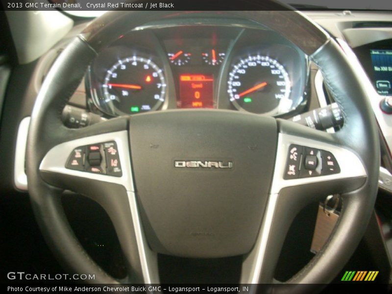 Crystal Red Tintcoat / Jet Black 2013 GMC Terrain Denali