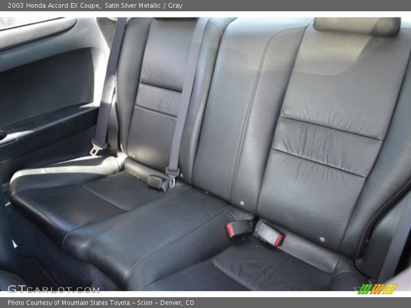 Satin Silver Metallic / Gray 2003 Honda Accord EX Coupe