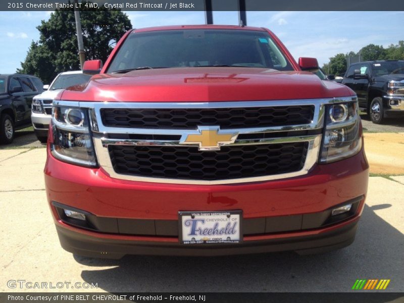 Crystal Red Tintcoat / Jet Black 2015 Chevrolet Tahoe LT 4WD