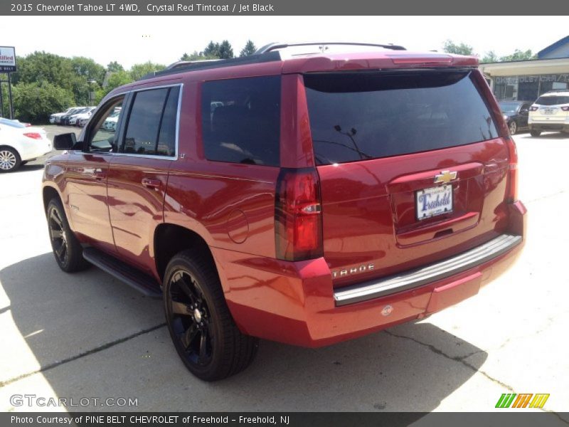 Crystal Red Tintcoat / Jet Black 2015 Chevrolet Tahoe LT 4WD