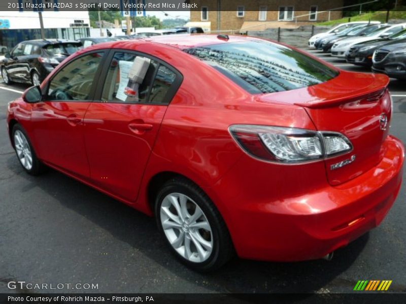 Velocity Red Mica / Black 2011 Mazda MAZDA3 s Sport 4 Door