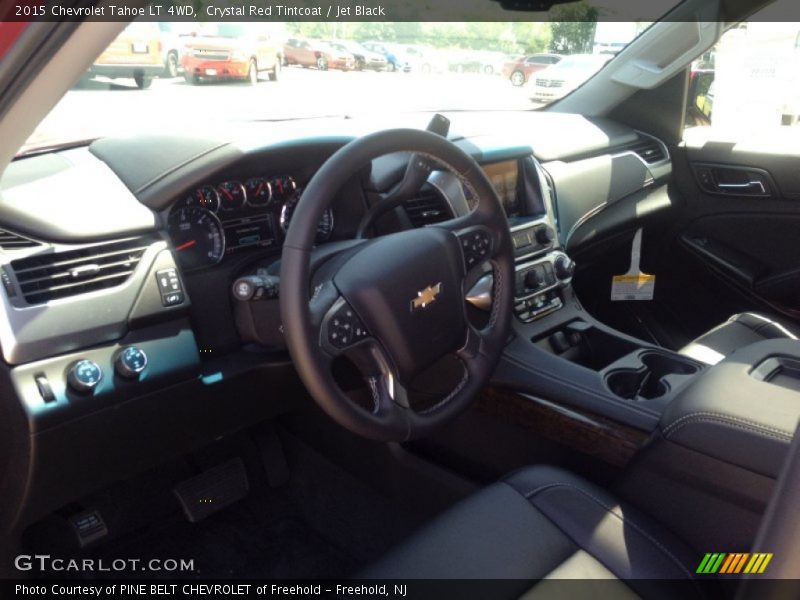 Crystal Red Tintcoat / Jet Black 2015 Chevrolet Tahoe LT 4WD