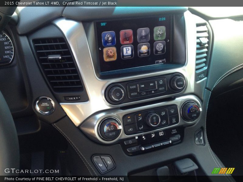 Crystal Red Tintcoat / Jet Black 2015 Chevrolet Tahoe LT 4WD