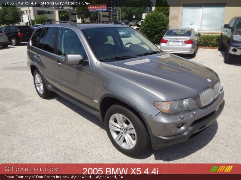 Sterling Grey Metallic / Grey 2005 BMW X5 4.4i