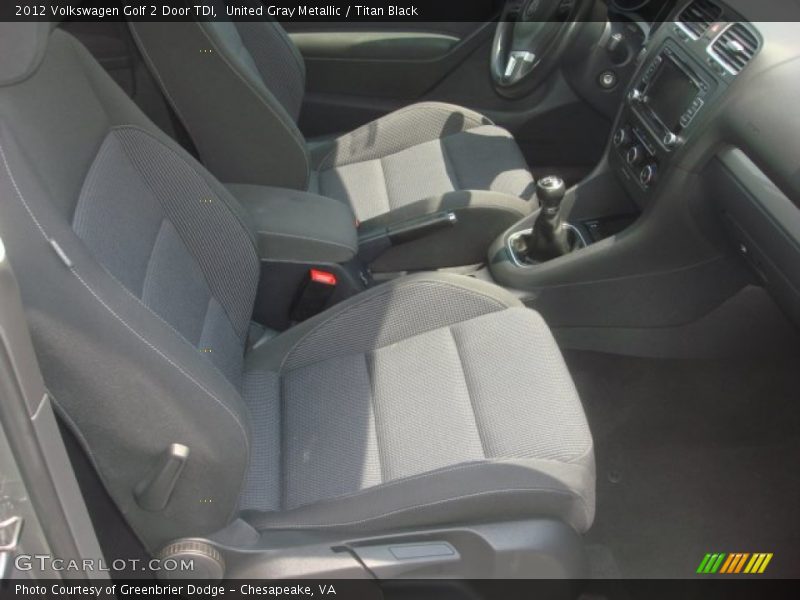 United Gray Metallic / Titan Black 2012 Volkswagen Golf 2 Door TDI