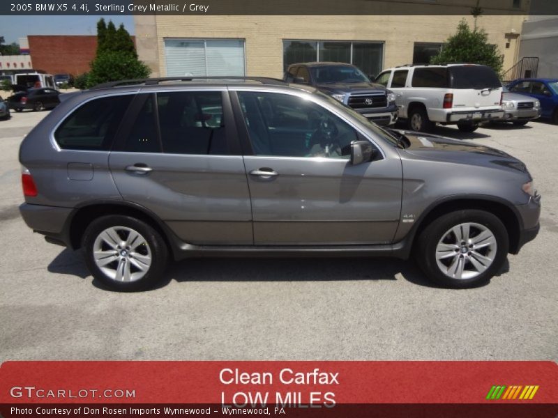 Sterling Grey Metallic / Grey 2005 BMW X5 4.4i