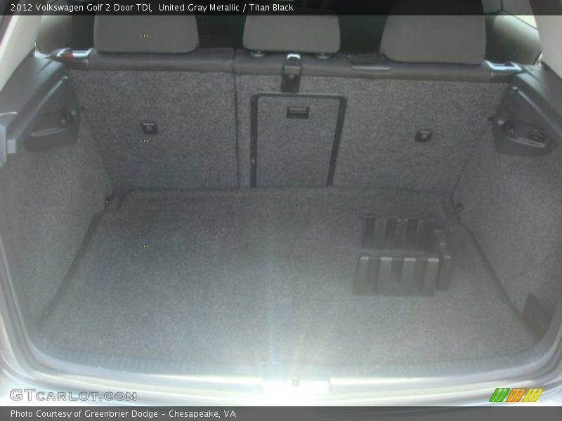 United Gray Metallic / Titan Black 2012 Volkswagen Golf 2 Door TDI