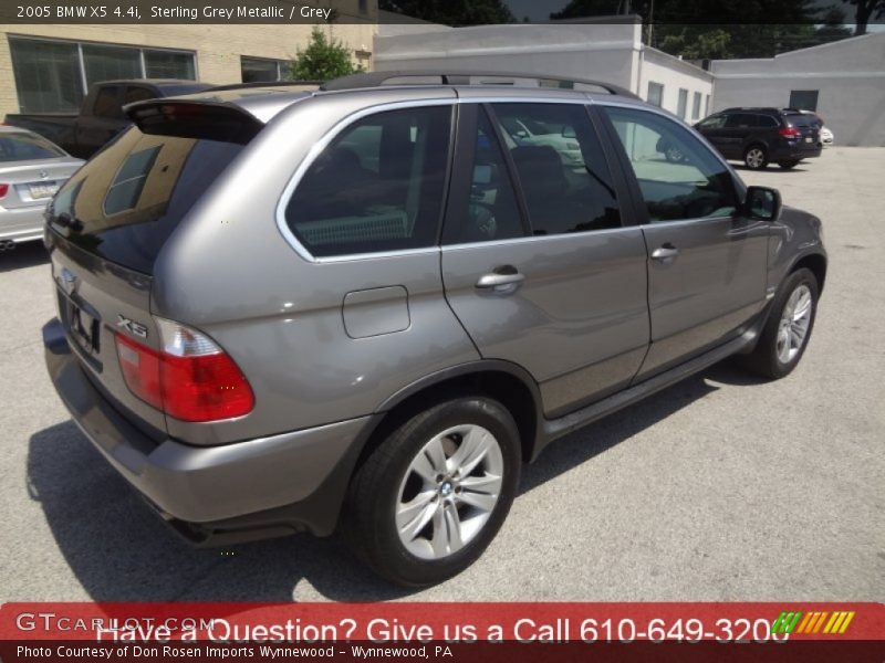 Sterling Grey Metallic / Grey 2005 BMW X5 4.4i