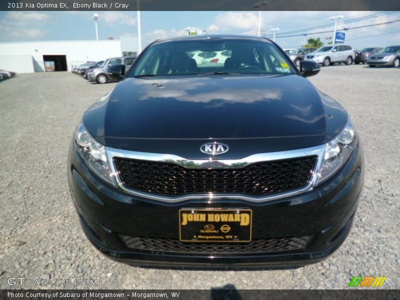 Ebony Black / Gray 2013 Kia Optima EX