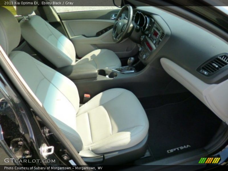 Ebony Black / Gray 2013 Kia Optima EX