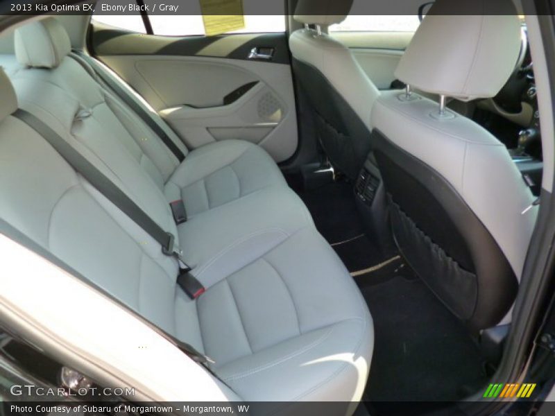 Ebony Black / Gray 2013 Kia Optima EX