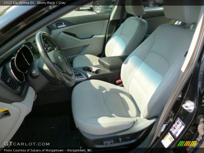 Ebony Black / Gray 2013 Kia Optima EX