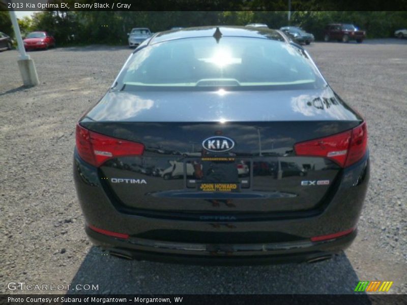 Ebony Black / Gray 2013 Kia Optima EX