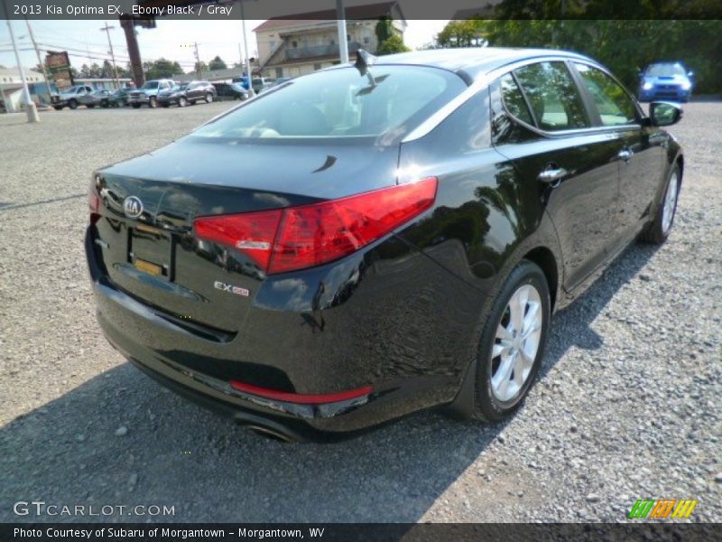 Ebony Black / Gray 2013 Kia Optima EX