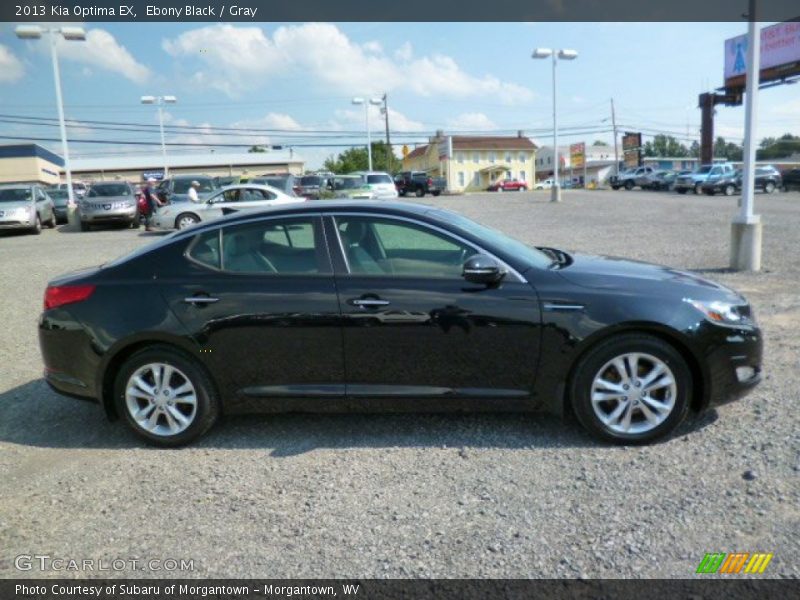 Ebony Black / Gray 2013 Kia Optima EX