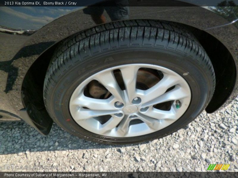 Ebony Black / Gray 2013 Kia Optima EX