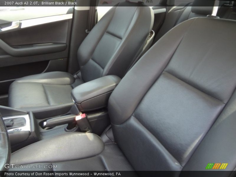 Brilliant Black / Black 2007 Audi A3 2.0T