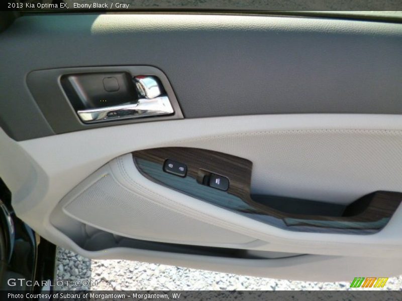 Ebony Black / Gray 2013 Kia Optima EX