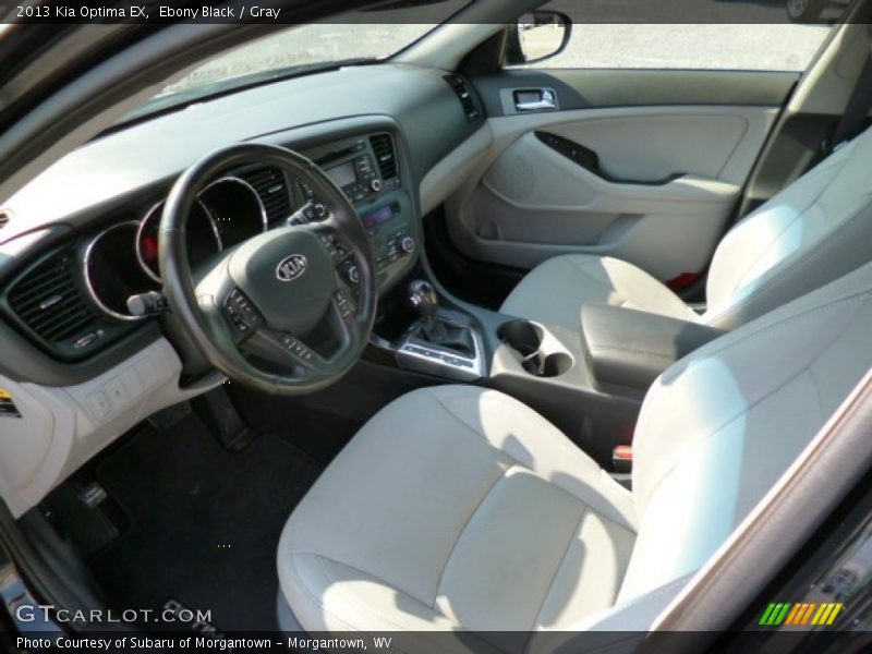 Ebony Black / Gray 2013 Kia Optima EX